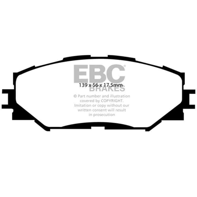 EBC 06-08 Toyota RAV 4 2.4 Greenstuff Front Brake Pads
