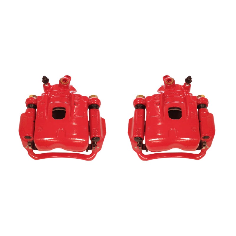 Power Stop 95-04 Toyota Tacoma Front Red Calipers w/Brackets – Pair