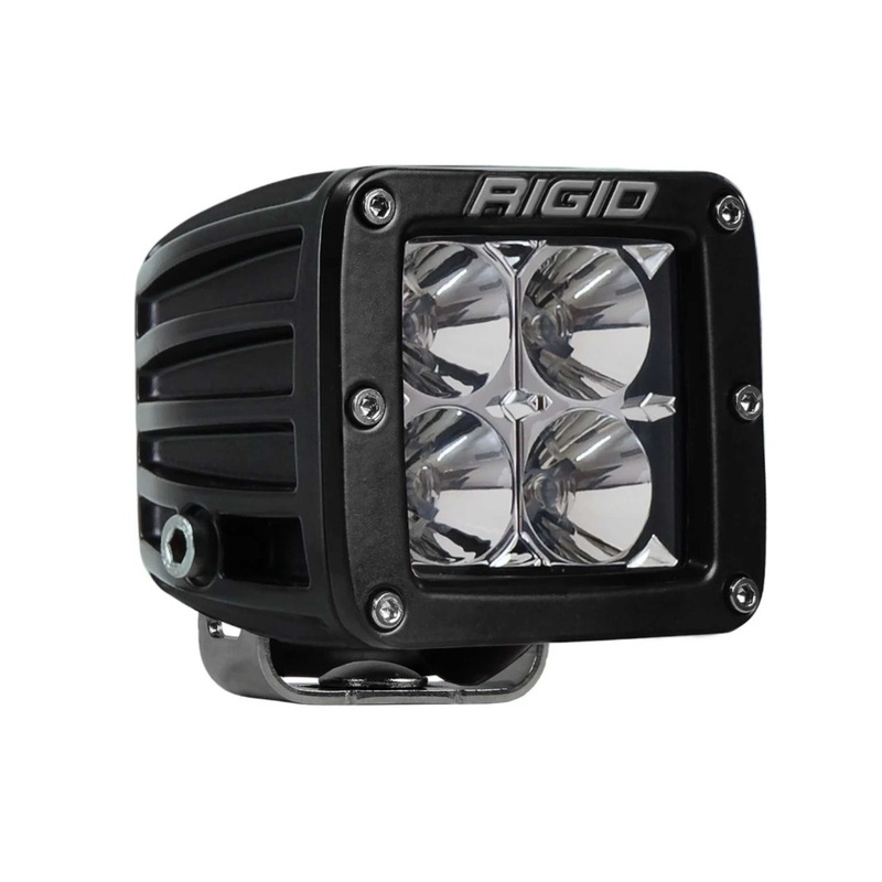 Rigid Industries Rigid D-Series LED Pro Light – Flood Diffused / Surface / White Housing / Each (RIG601513)