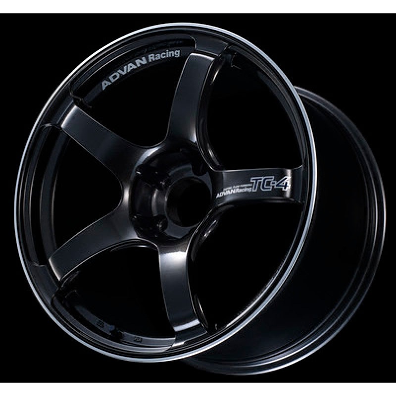 Advan TC4 16×5.5 +38 4-100 Black Gunmetallic & Ring Wheel