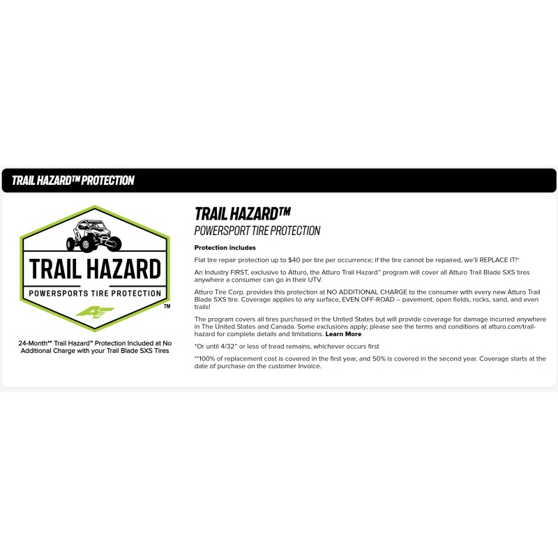 Atturo Trail Blade BOSS SxS Tire – 28x10R14 70N