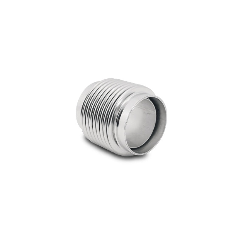 Vibrant SS Bellow Assembly w/ Liner 1.75in Inlet/Outlet ID x 2.5in OAL Electro Polished