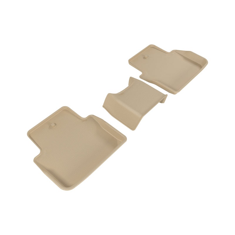 3D MAXpider 15-20 Acura TLX Kagu 2nd Row Floormats – Tan | L1AC00921502
