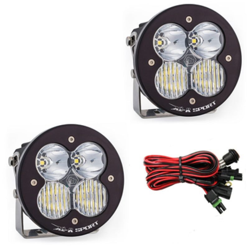 Baja Designs XL R Sport Series Driving Combo Pattern Pair LED Light Pods – Clear