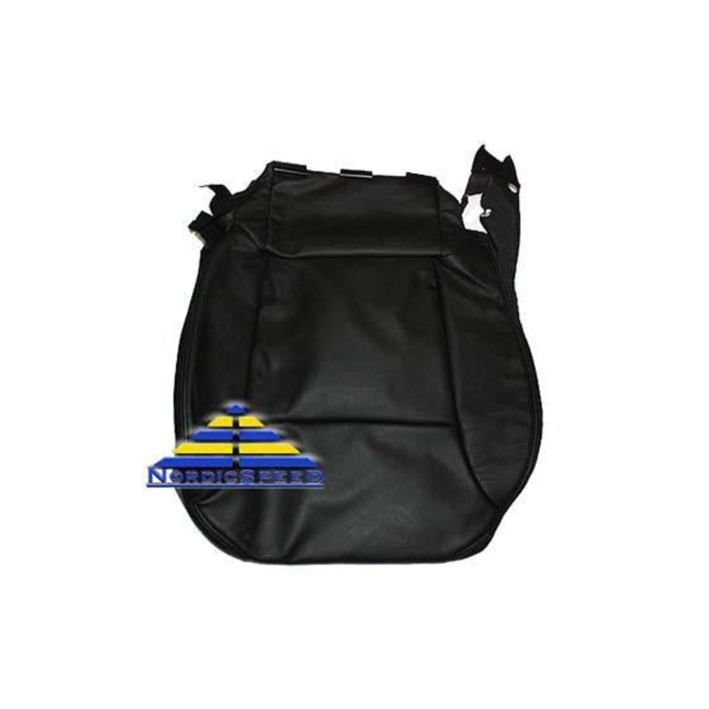 Leather Seat Cover B20 CV Black Front RH Passenger Side Bottom OEM SAAB