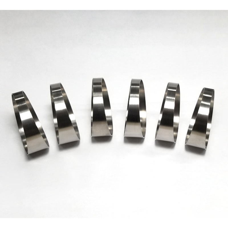 Stainless Bros 2.50in x 1.5D/3.75in CLR Loose Radius 16 Gauge Pie Cut – 6pk