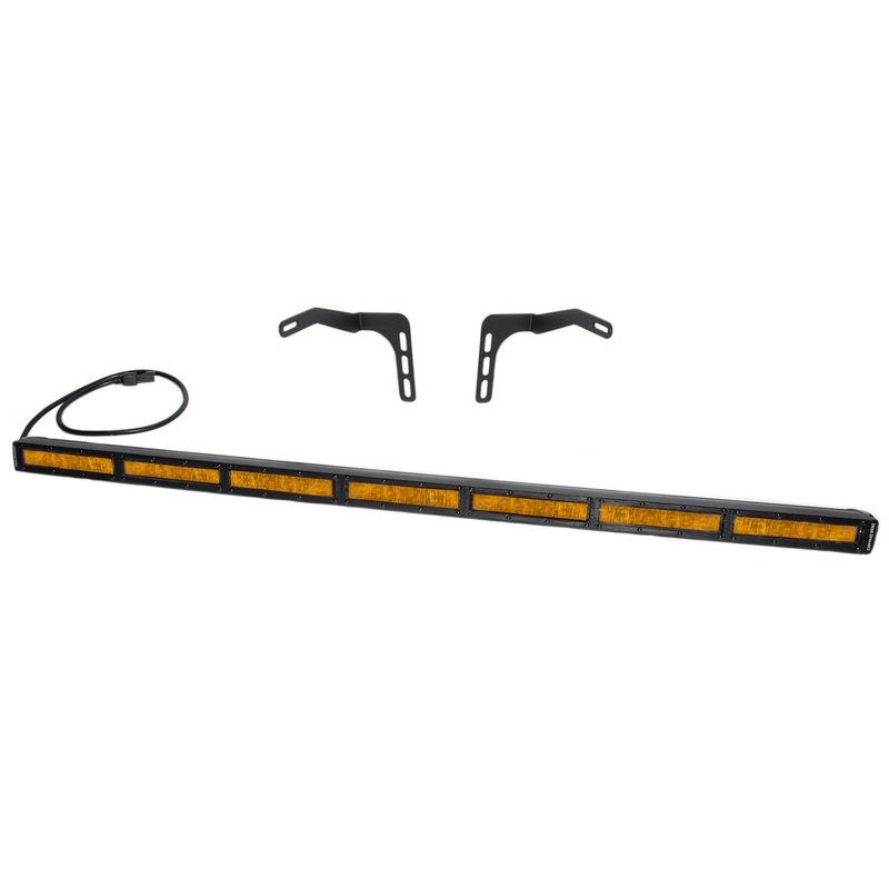 Tundra 42 Inch LED Lightbar Kit Amber Flood Stealth Series Diode Dynamics