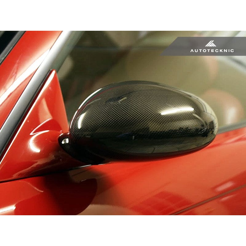 AutoTecknic Replacement Carbon Fiber Mirror Covers – BMW E46 M3