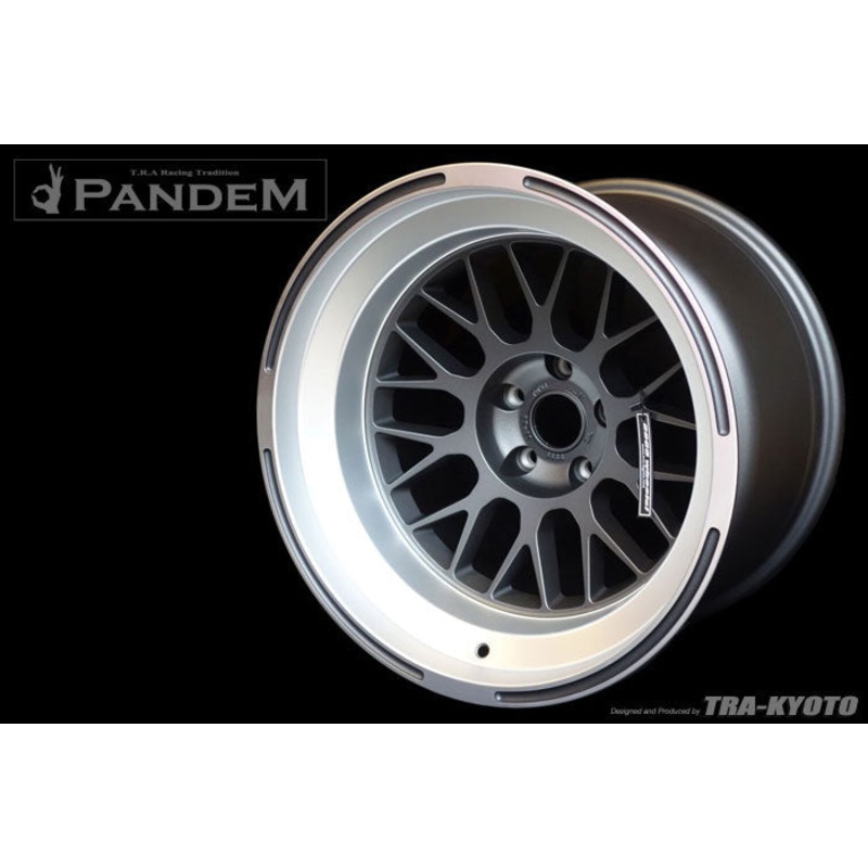 GReddy Pandem 6666 Wheels 18×11 -40 5-100 Gunmetal | Universal  (66811400G)