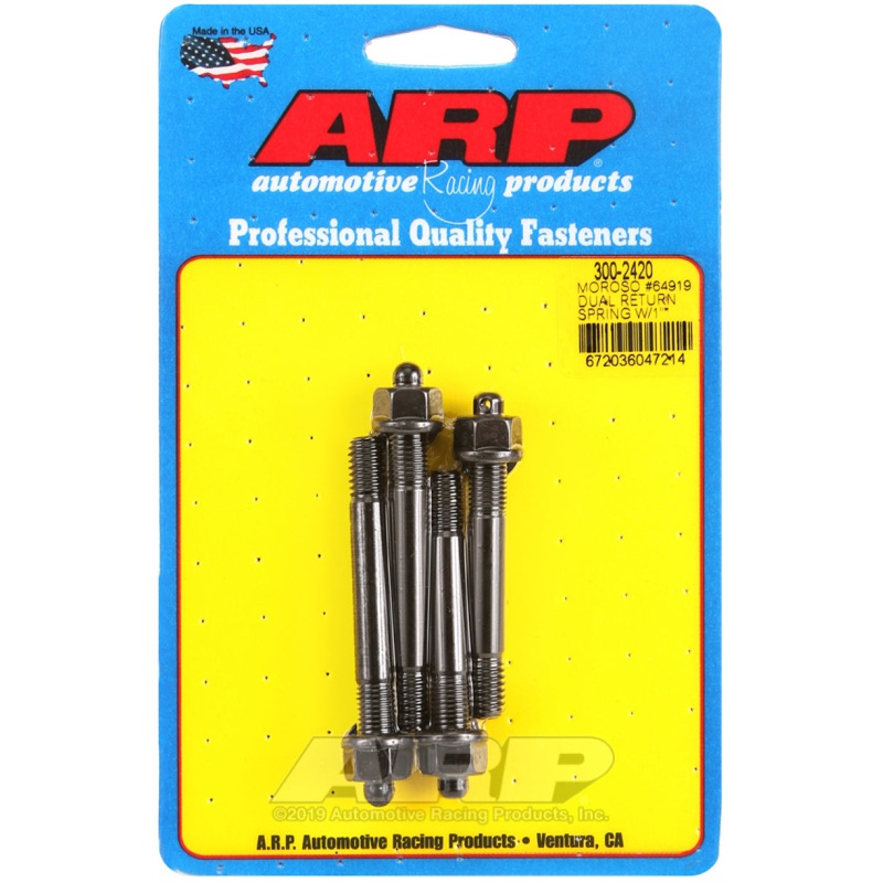 ARP Moroso 64919 Dual Return Spring w/ 1in Spacer Plate Pro Series Carb Stud Kit