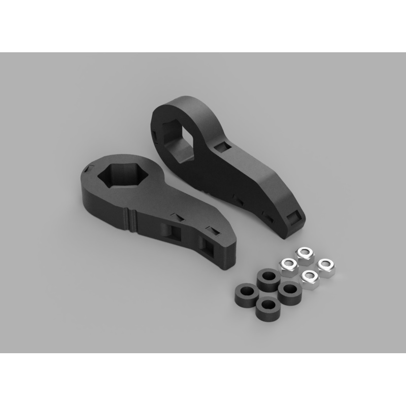 Traxda Level Kit 2020-2024 Chevrolet / GMC 2500HD/3500HD 2wd/4wd (1.5-2.25 Front)