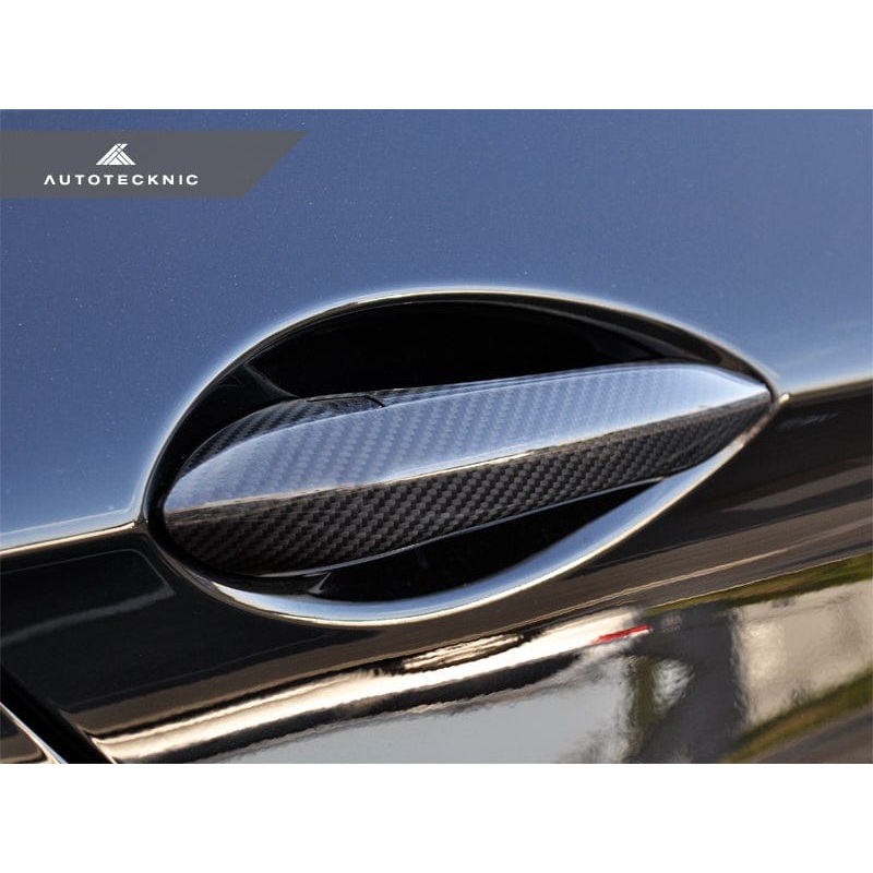 AutoTecknic Dry Carbon Fiber Door Handle Trims – F10 5-Series | F06/ F12/ F13 6-Series | F01 7-Series