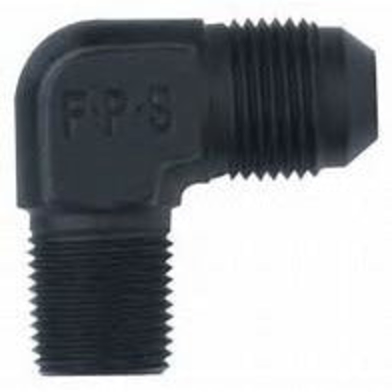 Fragola -6 AN x 1/4″ NPT 90 Adapter 482206-BL