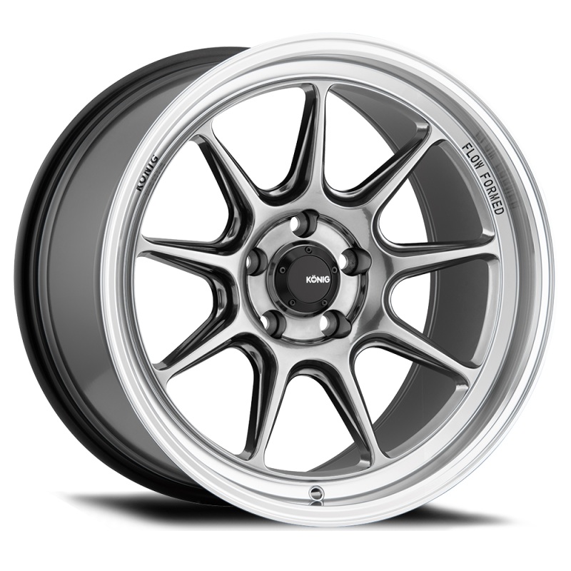 Konig Countergram 17×8 5×100 ET40 Hyper Chrome / Machined Lip