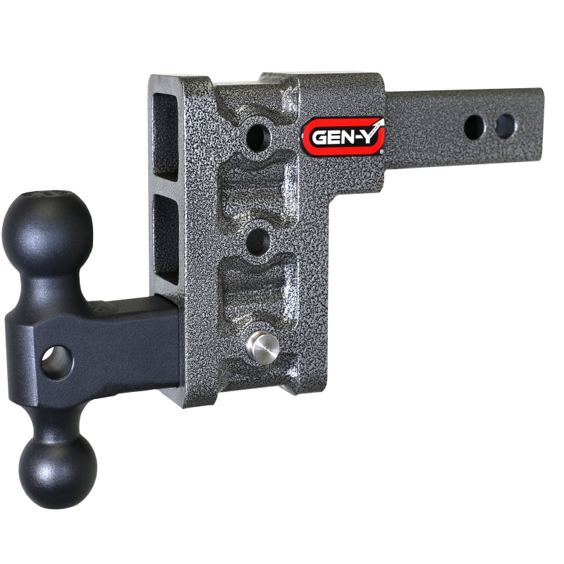 Gen-Y Mega Duty 2in Shank 5in Drop 1.5K TW 10K Hitch w/GH-031 Dual-Ball