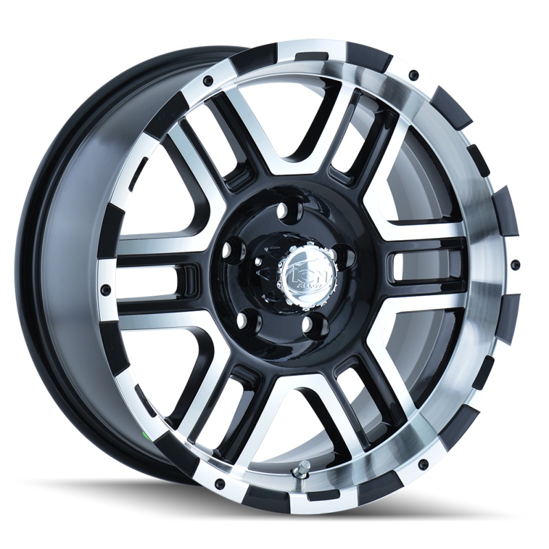 ION Type 179 17×8 / 7×150 BP / 10mm Offset / 87mm Hub Black/Machined Wheel