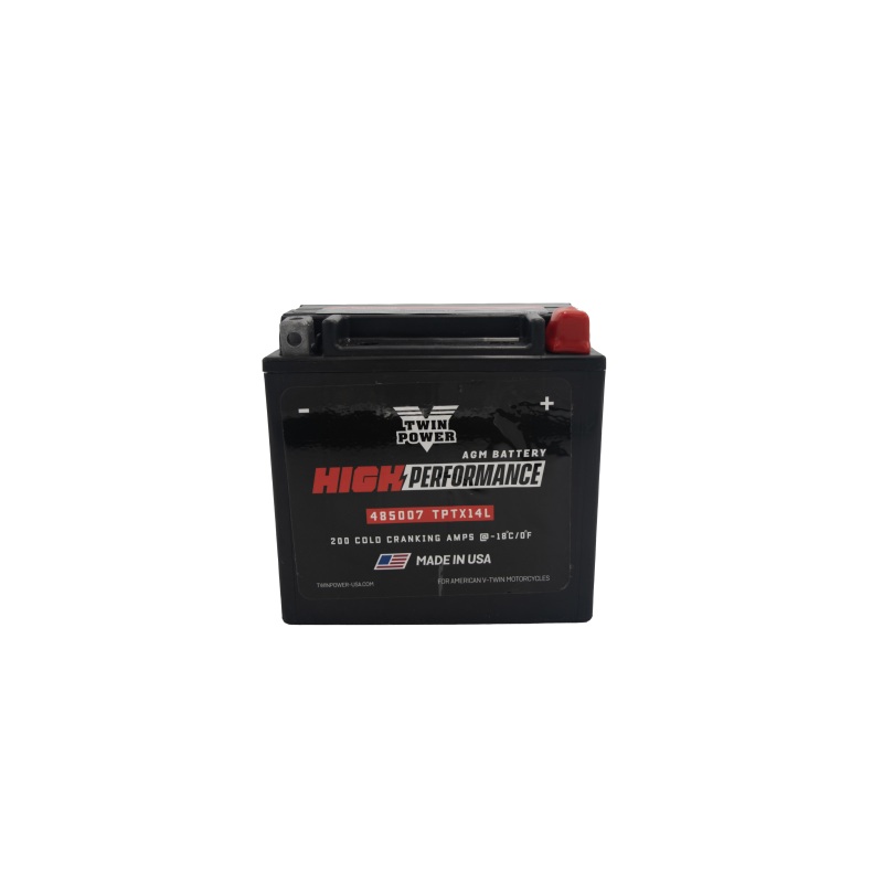 Twin Power YTX-14L High Performance Battery Replaces H-D 65958-04 Made in USA