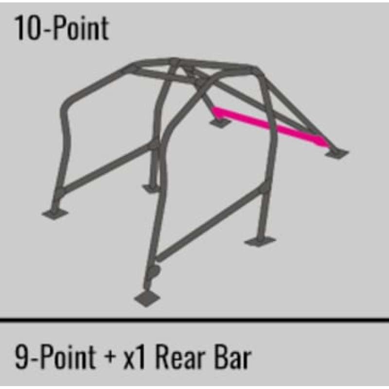 Cusco Safety 21 Steel Roll Cage 10P 40mm Hyundai Genesis CP w/Sunroof