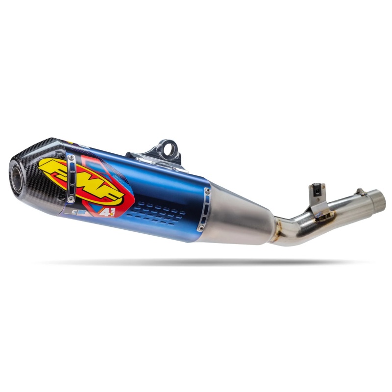 FMF Racing Kawasaki KX450F 2024 Anod TI Factory 4.1 RCT SO Muffler w/ R.Carbon Cap