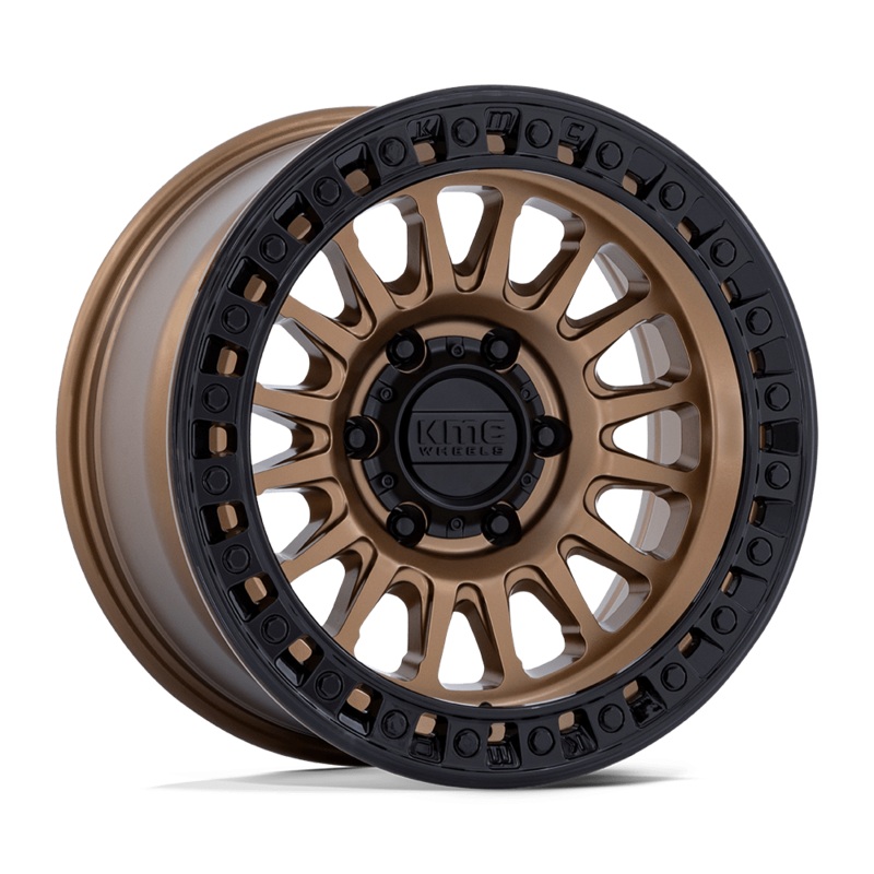 KMC Wheels KM552 IMS 17″ 5×127 Matte Bronze With Gloss Black Lip