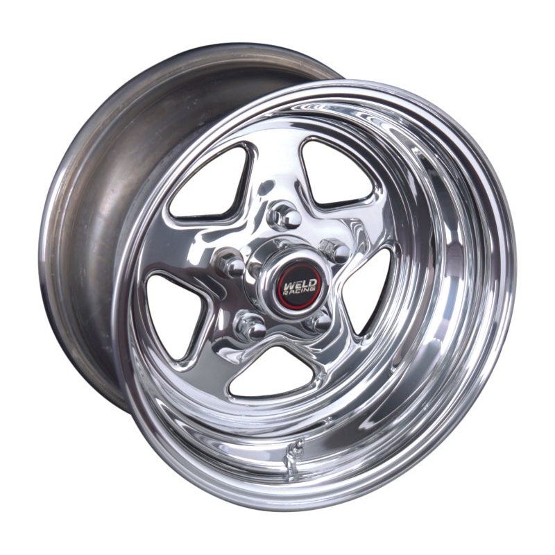 Weld ProStar 15×4 / 5×4.5 BP / 1.875in. BS Polished Wheel – Non-Beadlock