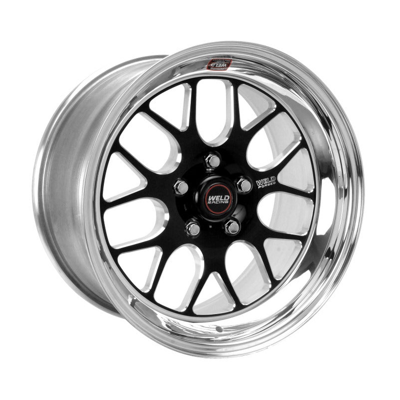 Weld S77 17×5 / 5×4.5 BP / 2.2in. BS Black Wheel (Medium Pad) – Non-Beadlock
