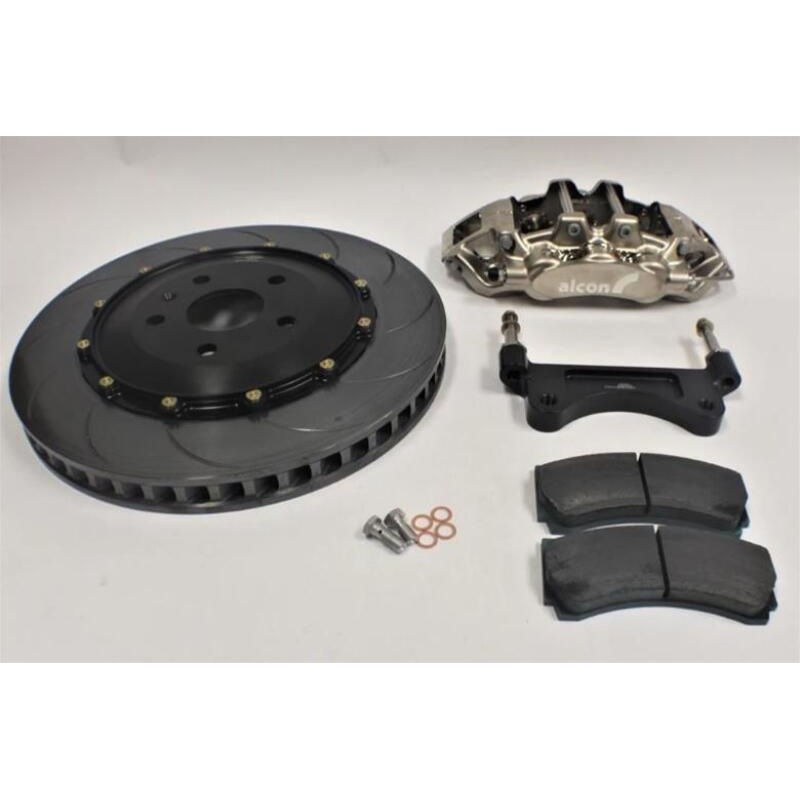 Alcon Chevy C6 Front: 6 Piston 355x32mm/Rear: 4 Piston 345x32mm Street Kit – Fr & Rr – Nickle Plated