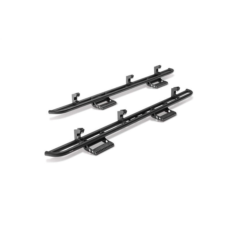 N-Fab RKR Step System 16-17 Toyota Tacoma Double Cab – Tex. Black – 1.75in