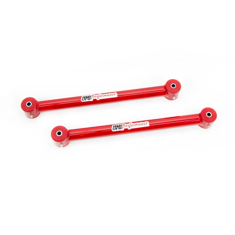 UMI Performance 82-02 GM F-Body Tubular Non-Adjustable Lower Control Arms – Red