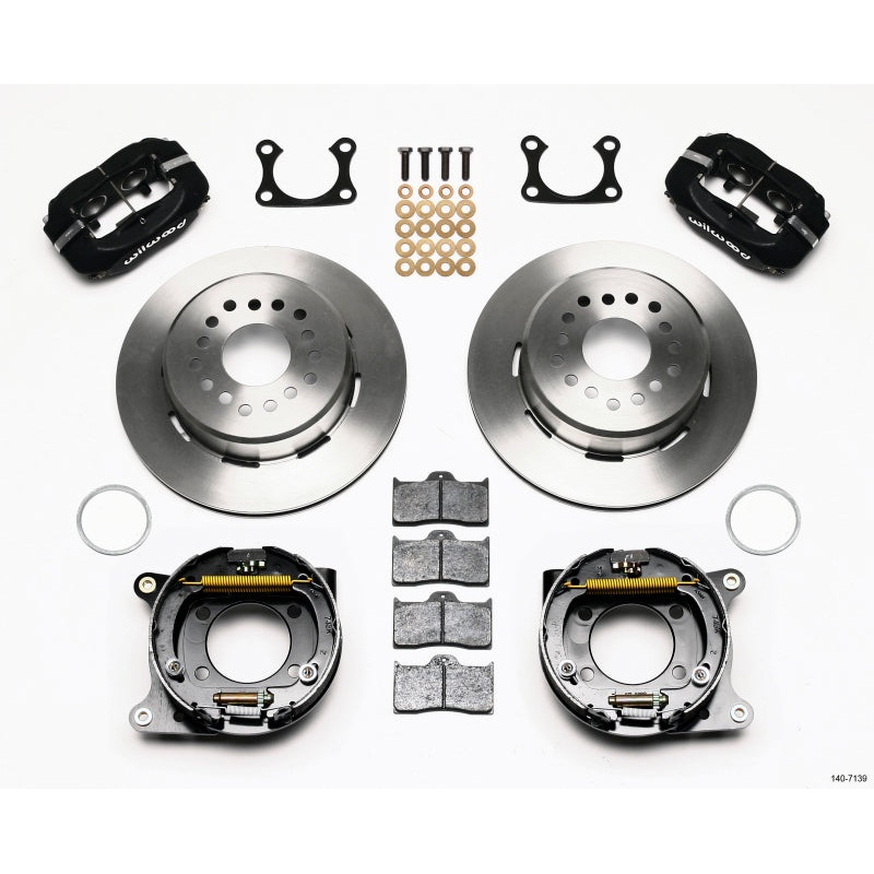 Wilwood Forged Dynalite P/S Park Brake Kit Big Ford 2.36in Offset
