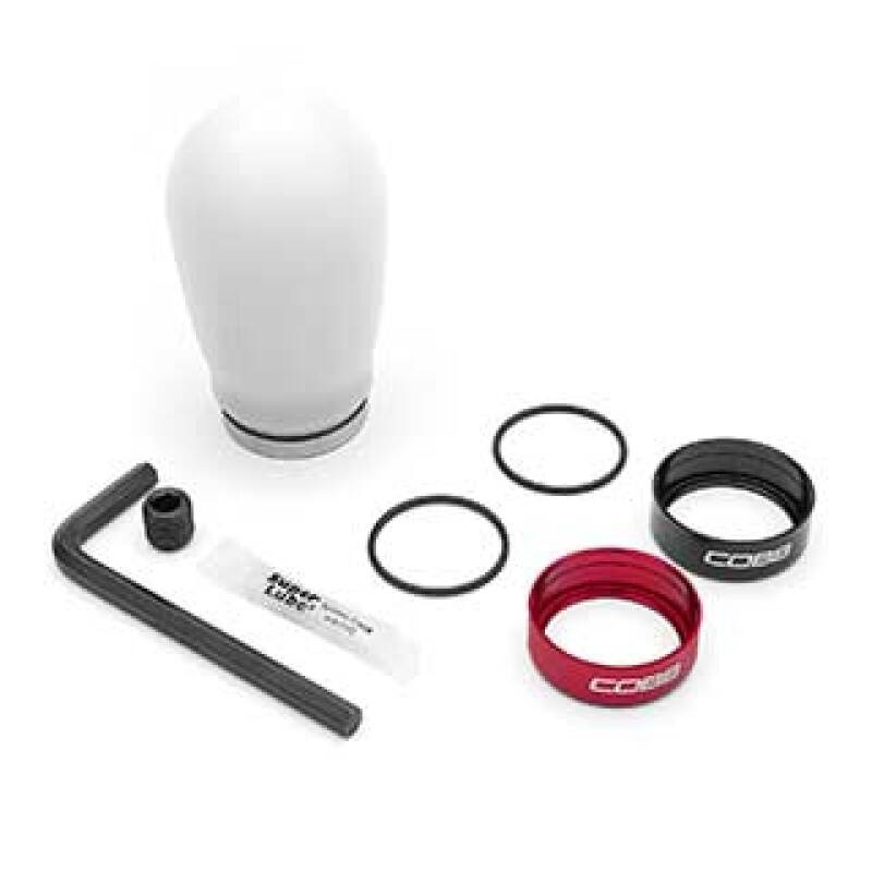 COBB 04-23 Volkswagen Golf GTI / 14-24 Volkswagen Golf R Tall Weighted Shift Knob – White