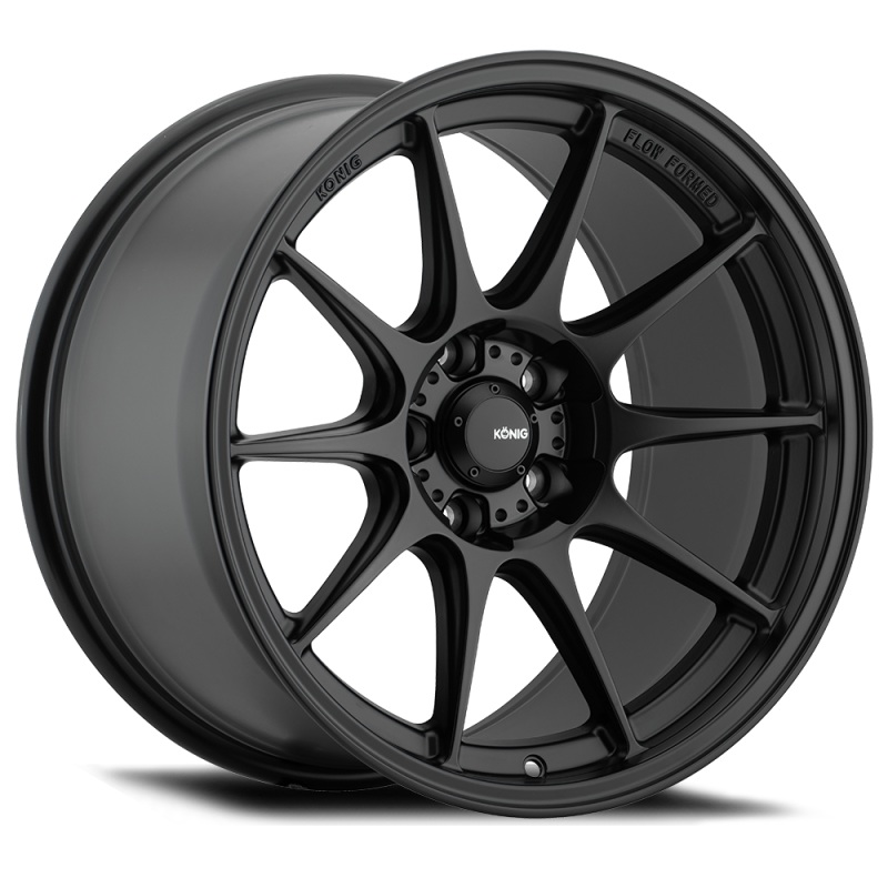 Konig Dekagram 19×9.5A 5×114.3 ET35 Semi-Matte Black