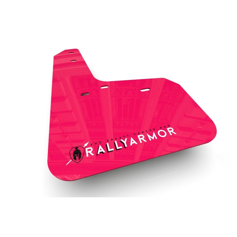 Rally Armor 2008-11 2.5i and 08-10 WRX Pink Mud Flap BCE White Logo
